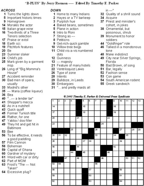 most liked crossword|Most like a yenta Universal Crossword Clue